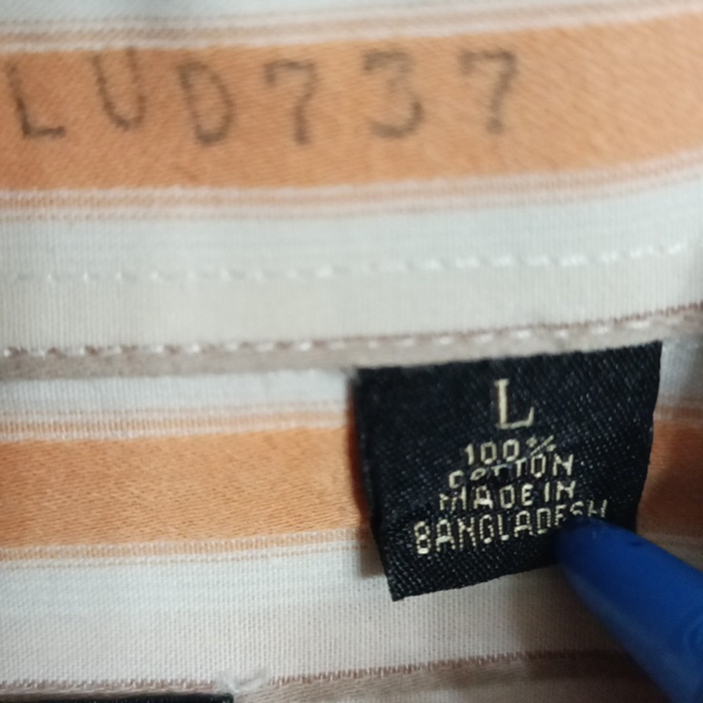 Structure Button Down Shirt Size Large - image 5